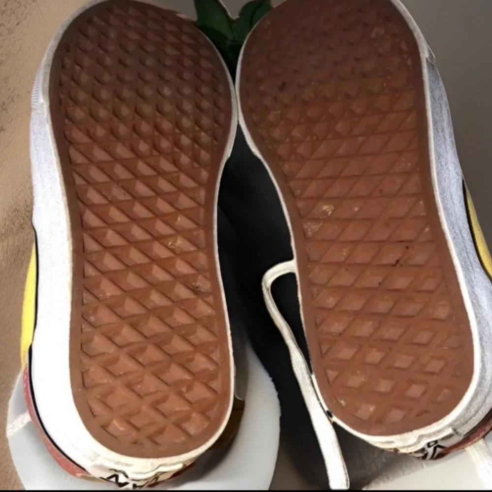 Vans van doren Unisex Womens 5 Mens 3 Hawaiian flowers floral - Picture 5 of 5